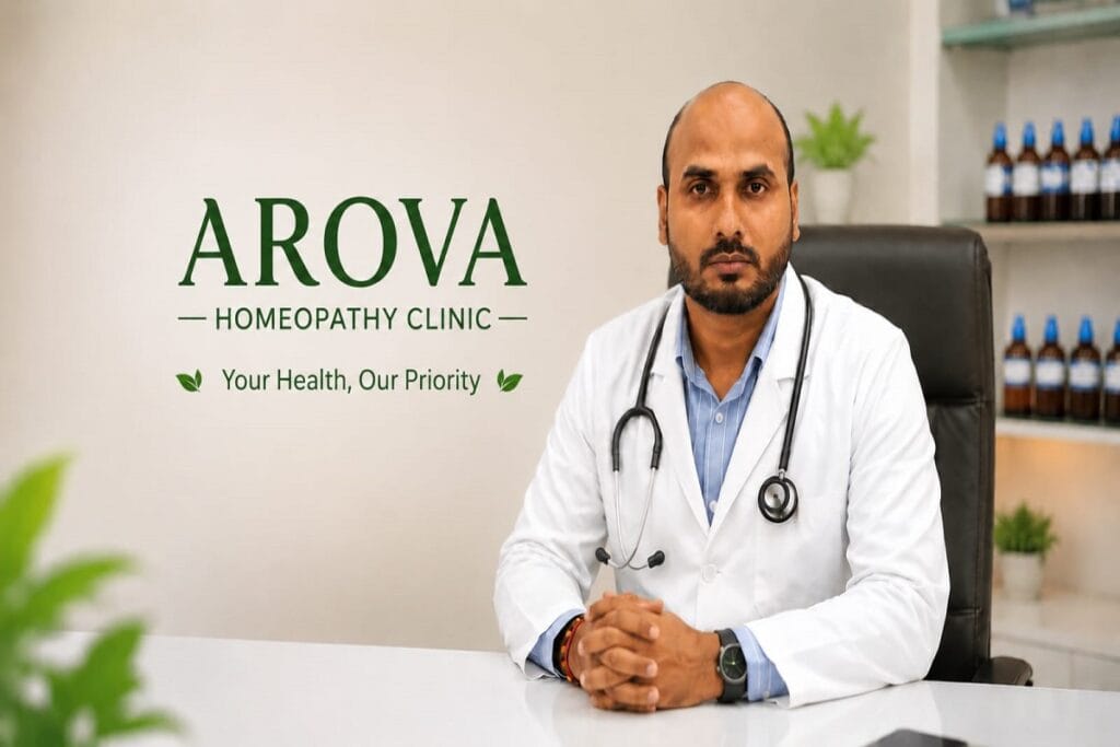 About Us dDr. Devesh Kumar Yadav at Arova Homeopathy Clinic Lucknow