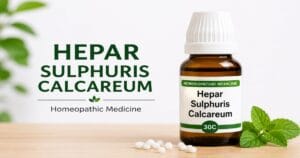 Hepar Sulphuris Calcareum Homeopathic Medicine: लक्षण, संकेत, Potencies और डॉक्टर कब विचार कर सकते हैं?